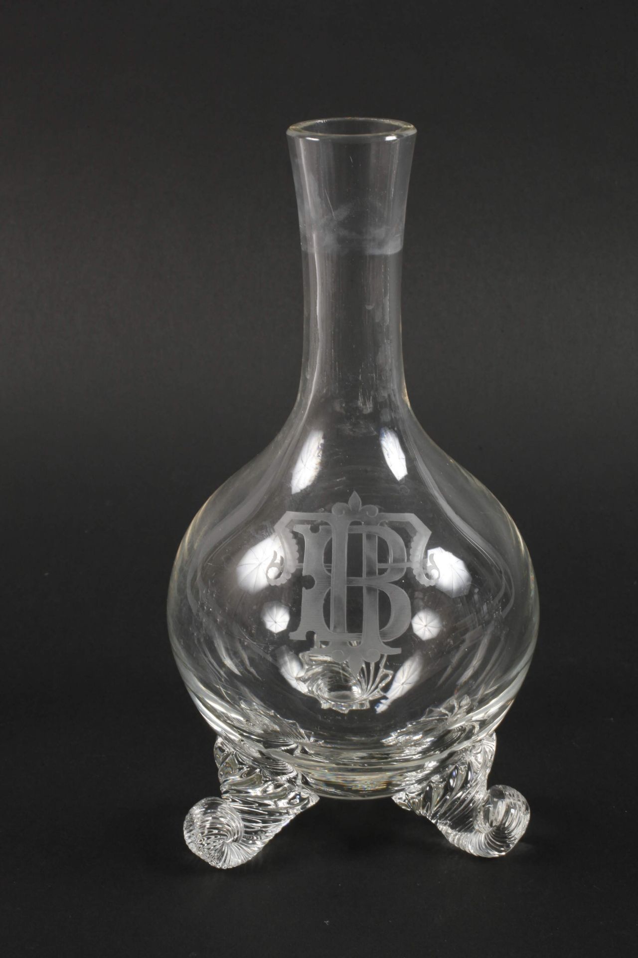 Historicism glass set with carafe  - Image 2 of 9