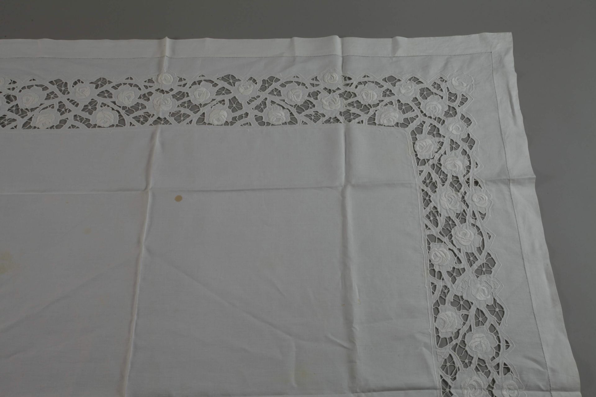 Three decorative blankets with white embroidery - Image 3 of 4