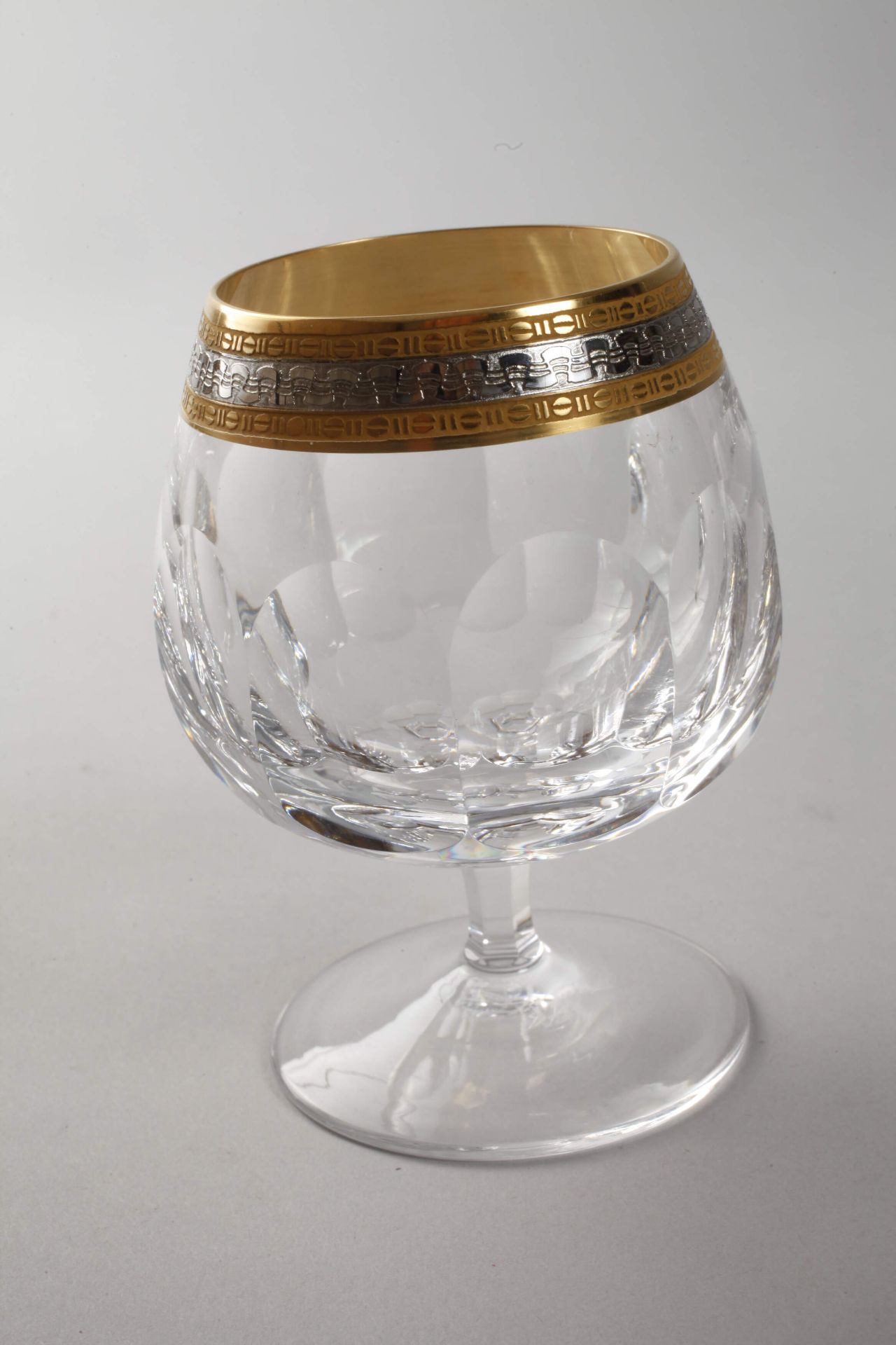 Set of glasses with gold rim - Image 6 of 6