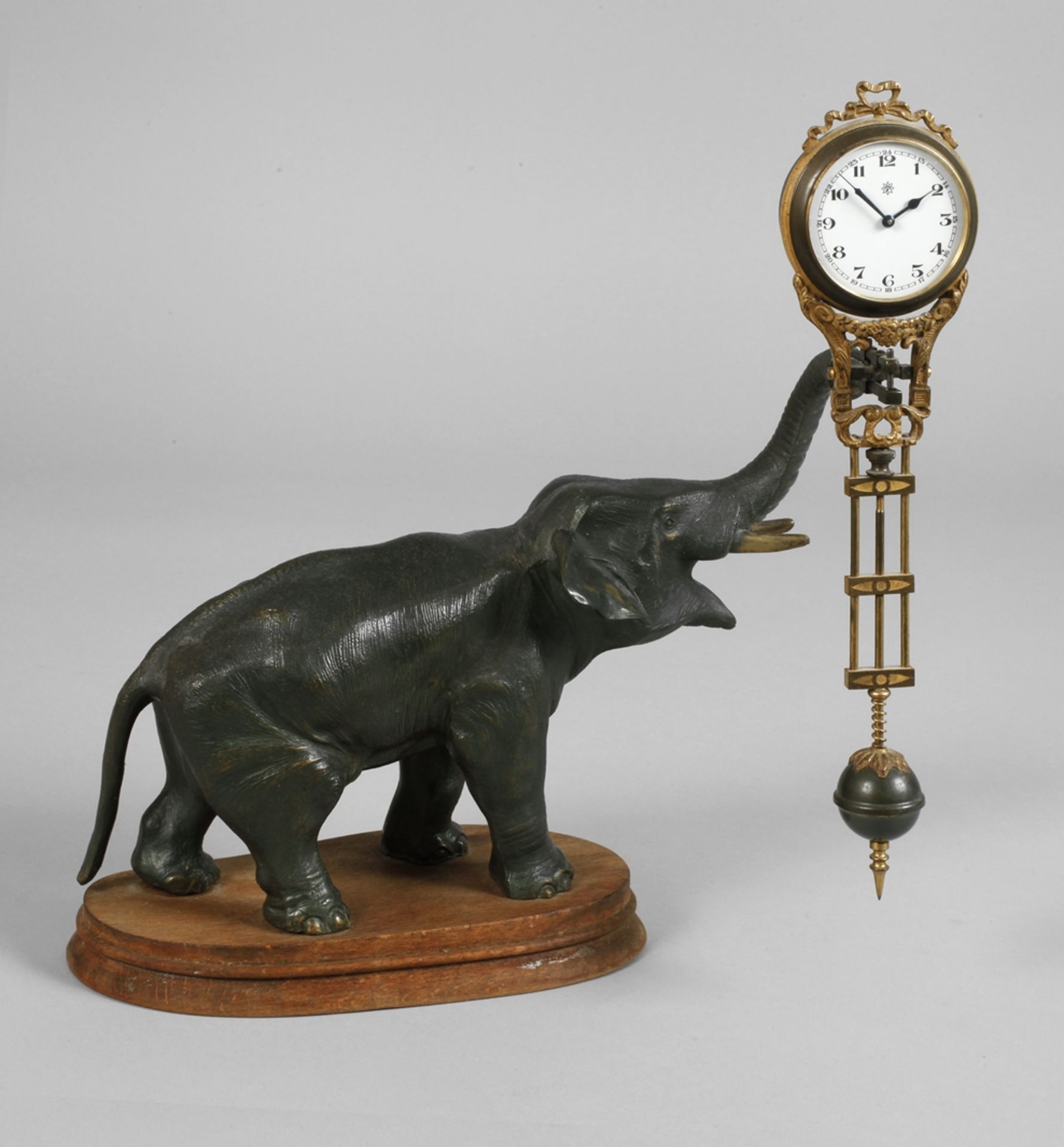Elephant clock Junghans