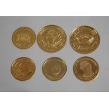 Six gold coins 585