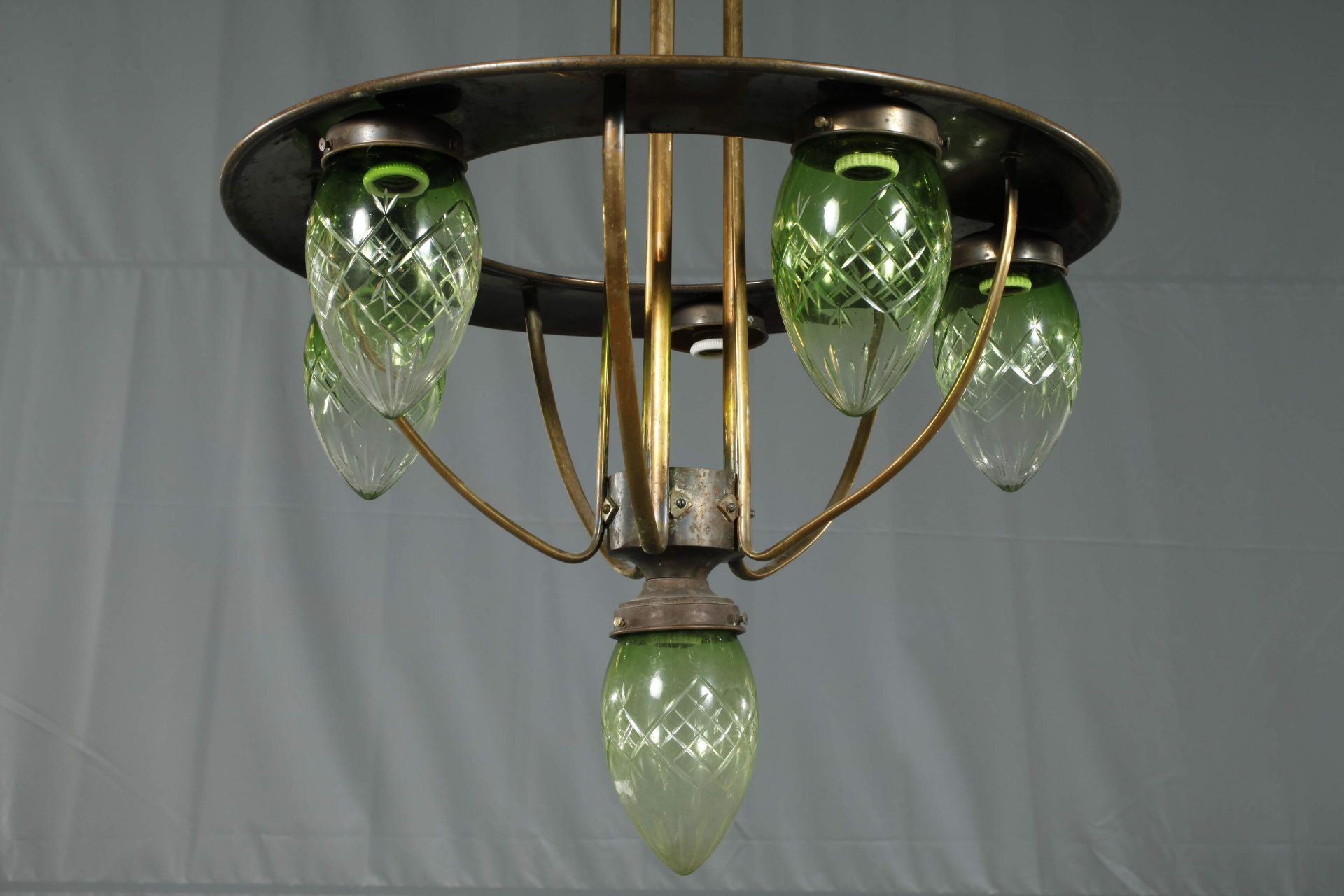 Art Nouveau ceiling lamp - Image 3 of 4