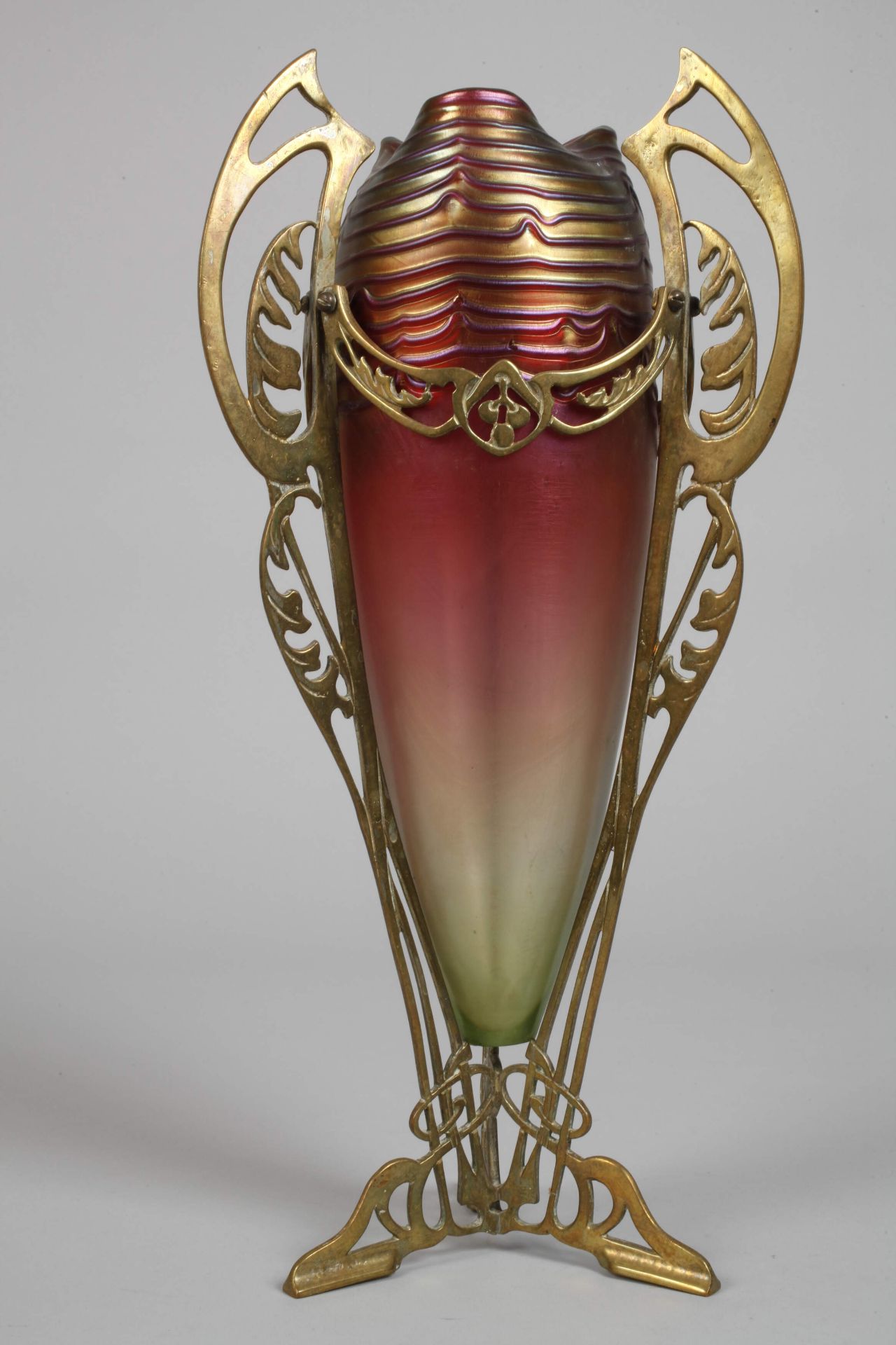 Large vase with brass mount - Image 2 of 4
