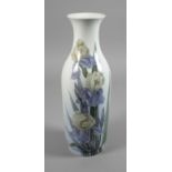 Fraureuth floor vase with iris decoration