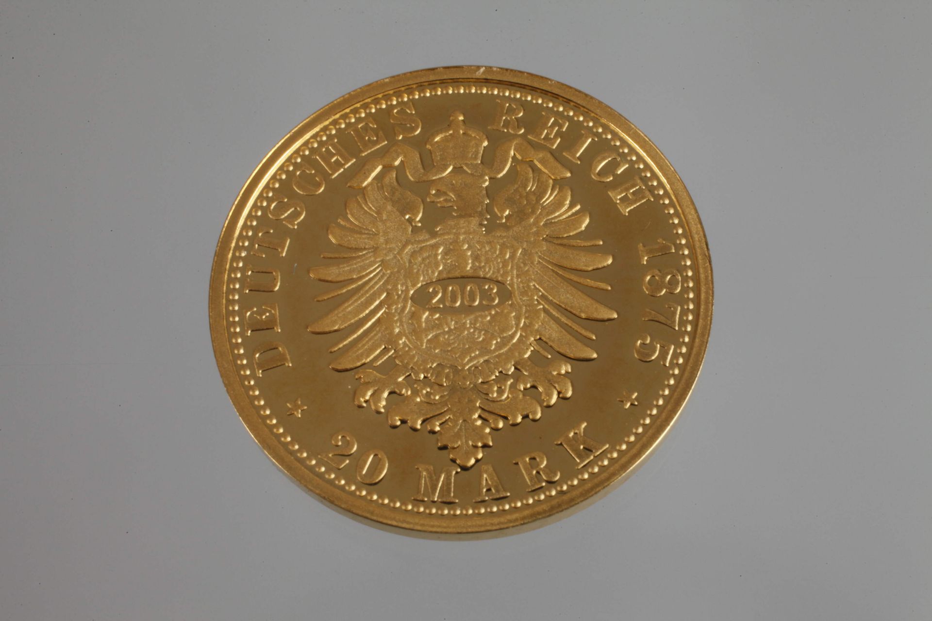 20 Goldmark Reuß - Image 3 of 3