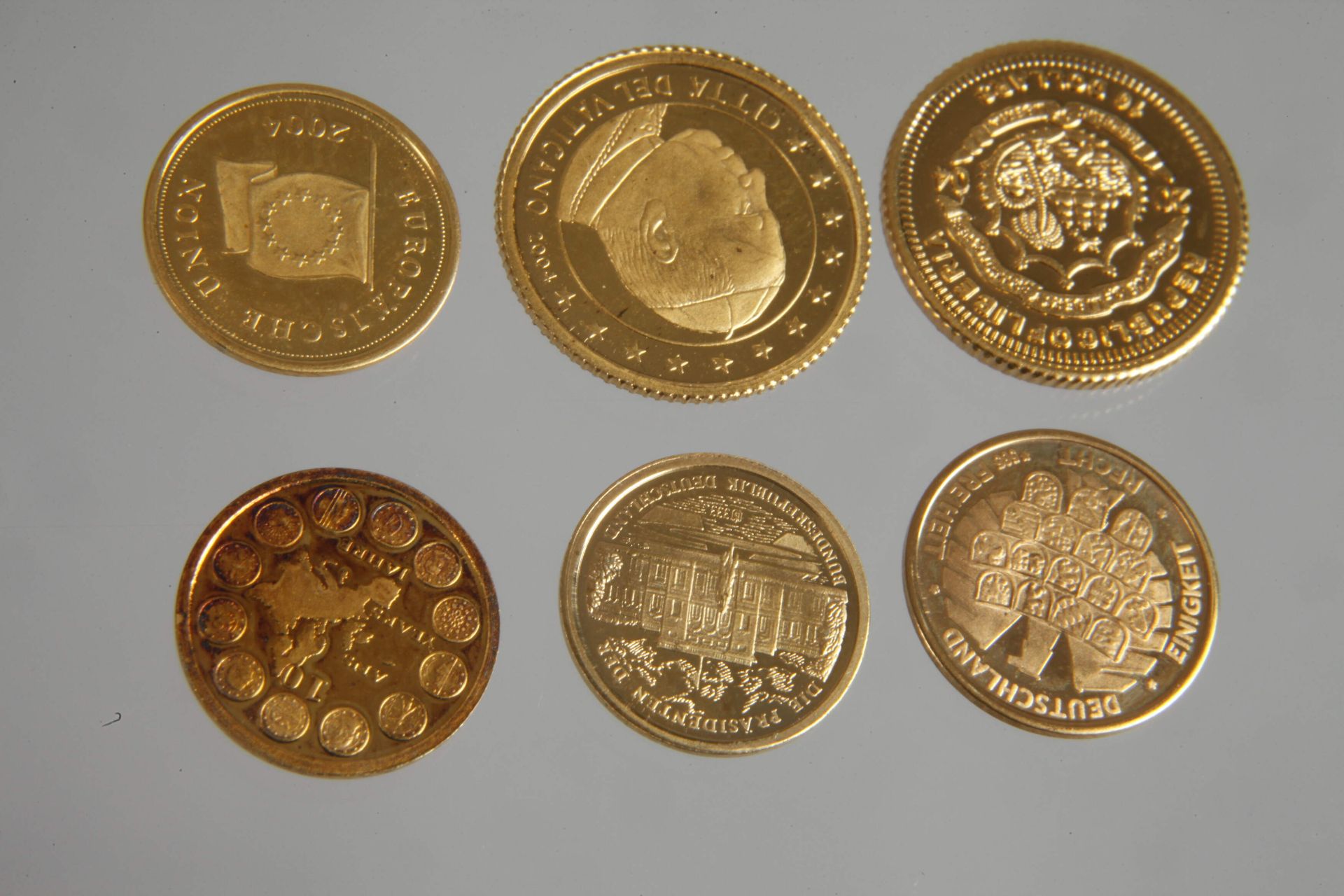 Six gold coins 585 - Image 3 of 3