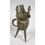 Jue ritual vessel, bronze
