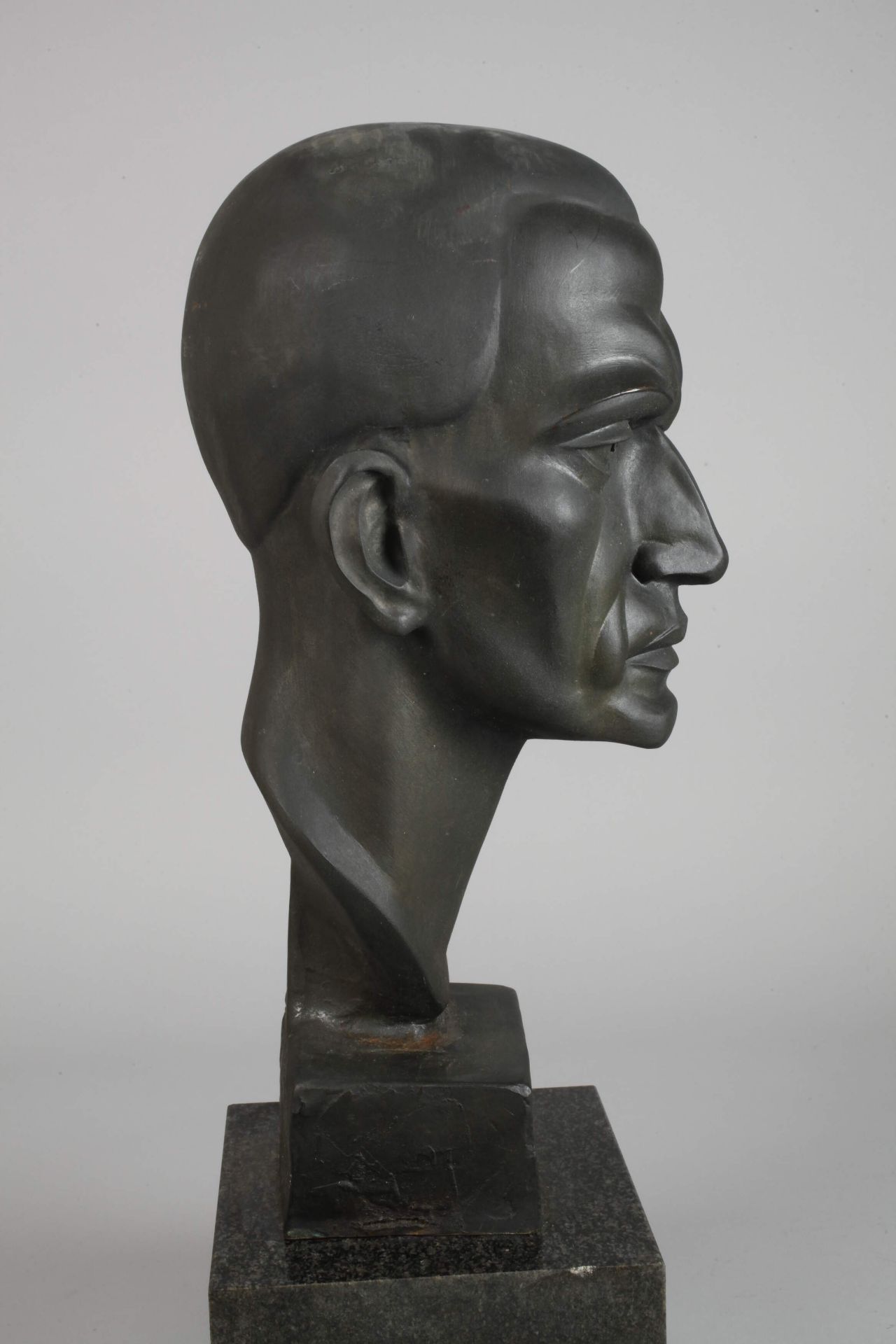 Franz Gelb, bust self-portrait - Image 6 of 6