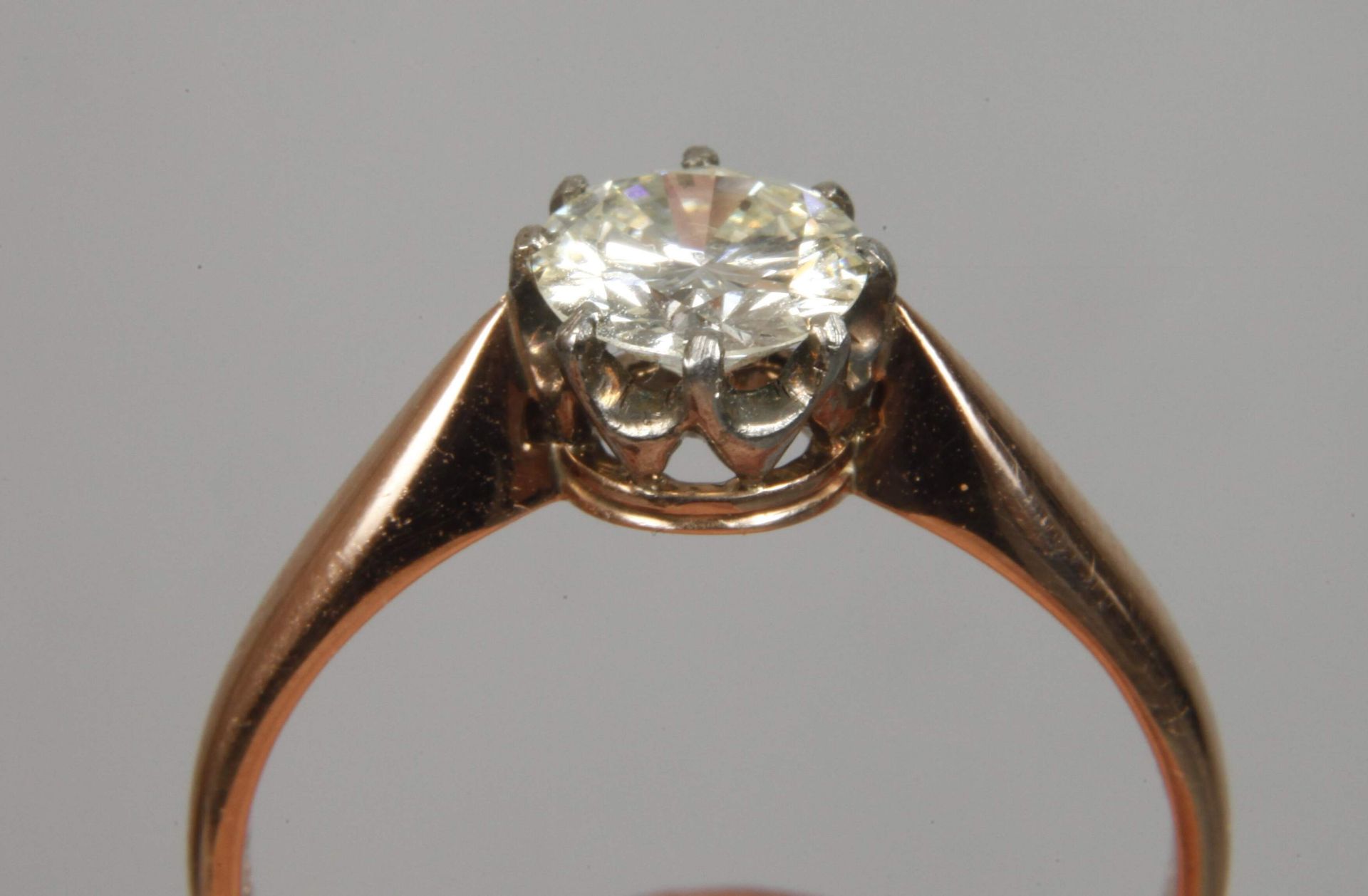 Damenring mit Brillant von 1,03 ct - Bild 2 aus 3