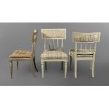 Three Gustavian chairs