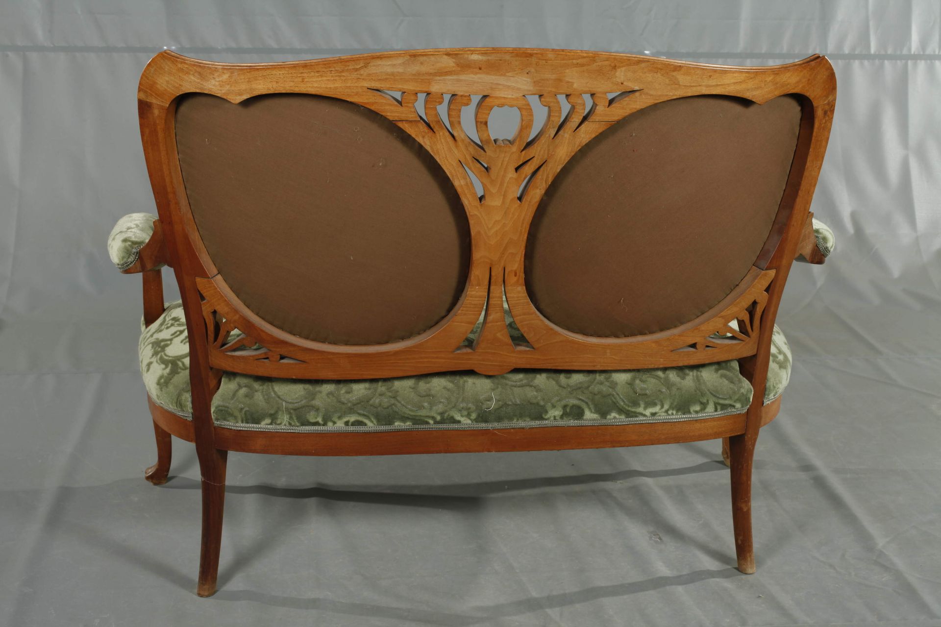 Large Art Nouveau seating group - Image 9 of 12