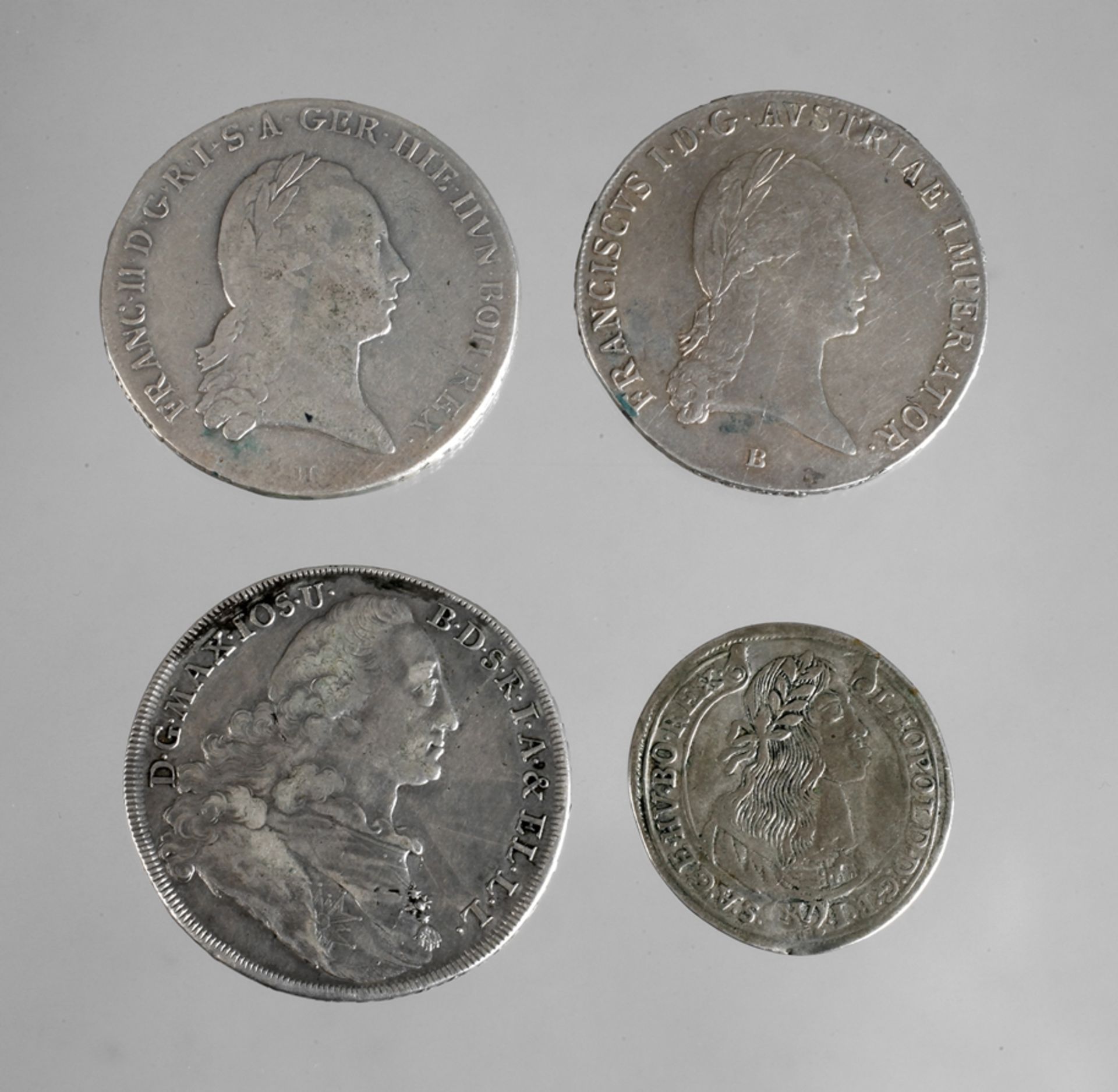Four Silver Coins Austria and Bavaria