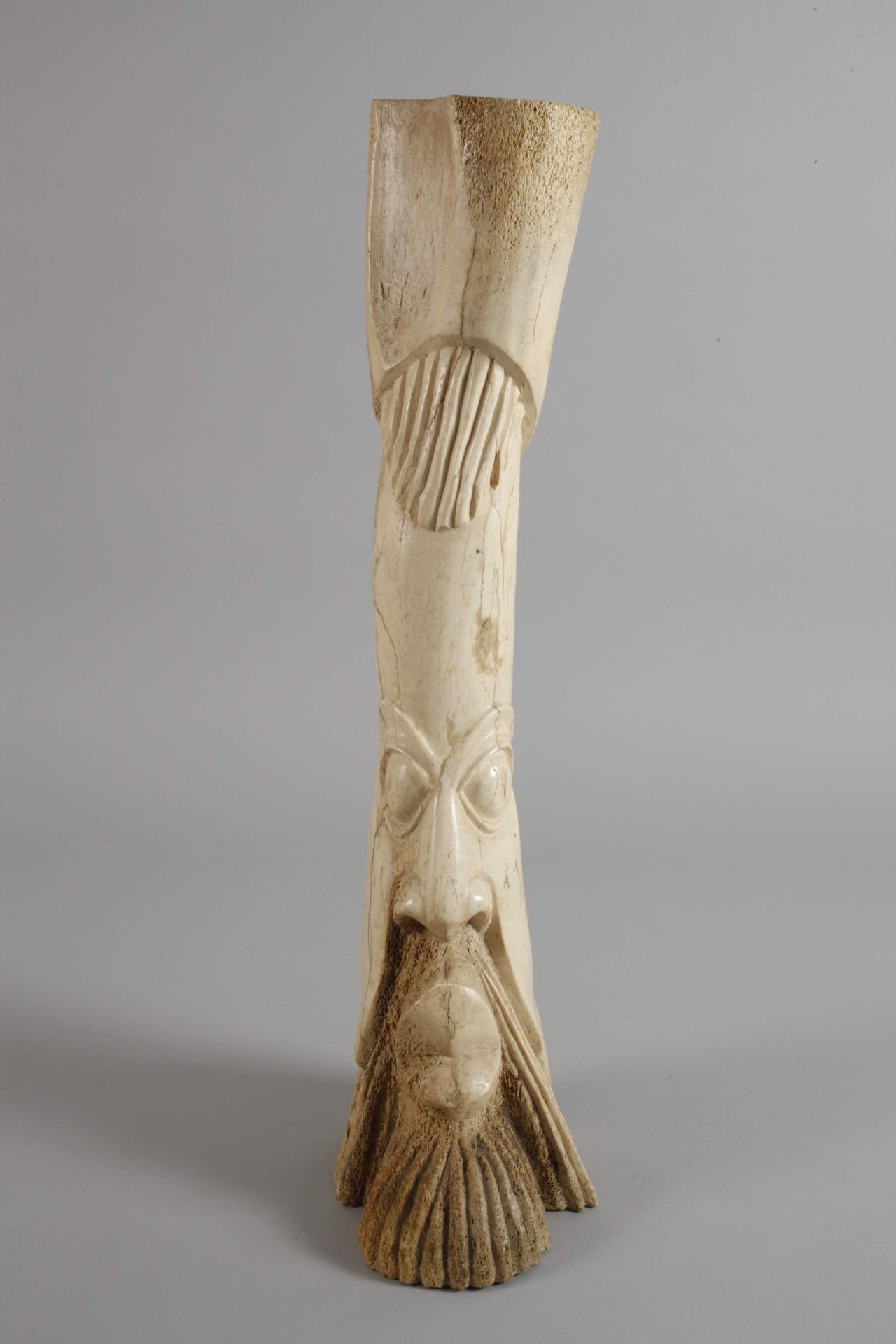 Large bone carving - Image 2 of 6