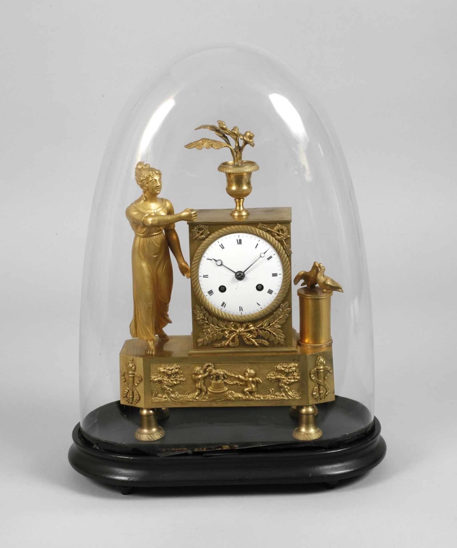 Classical bronze pendulum