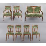 Large Art Nouveau seating group