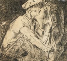 Jan Toorop, attr., Bergarbeiter