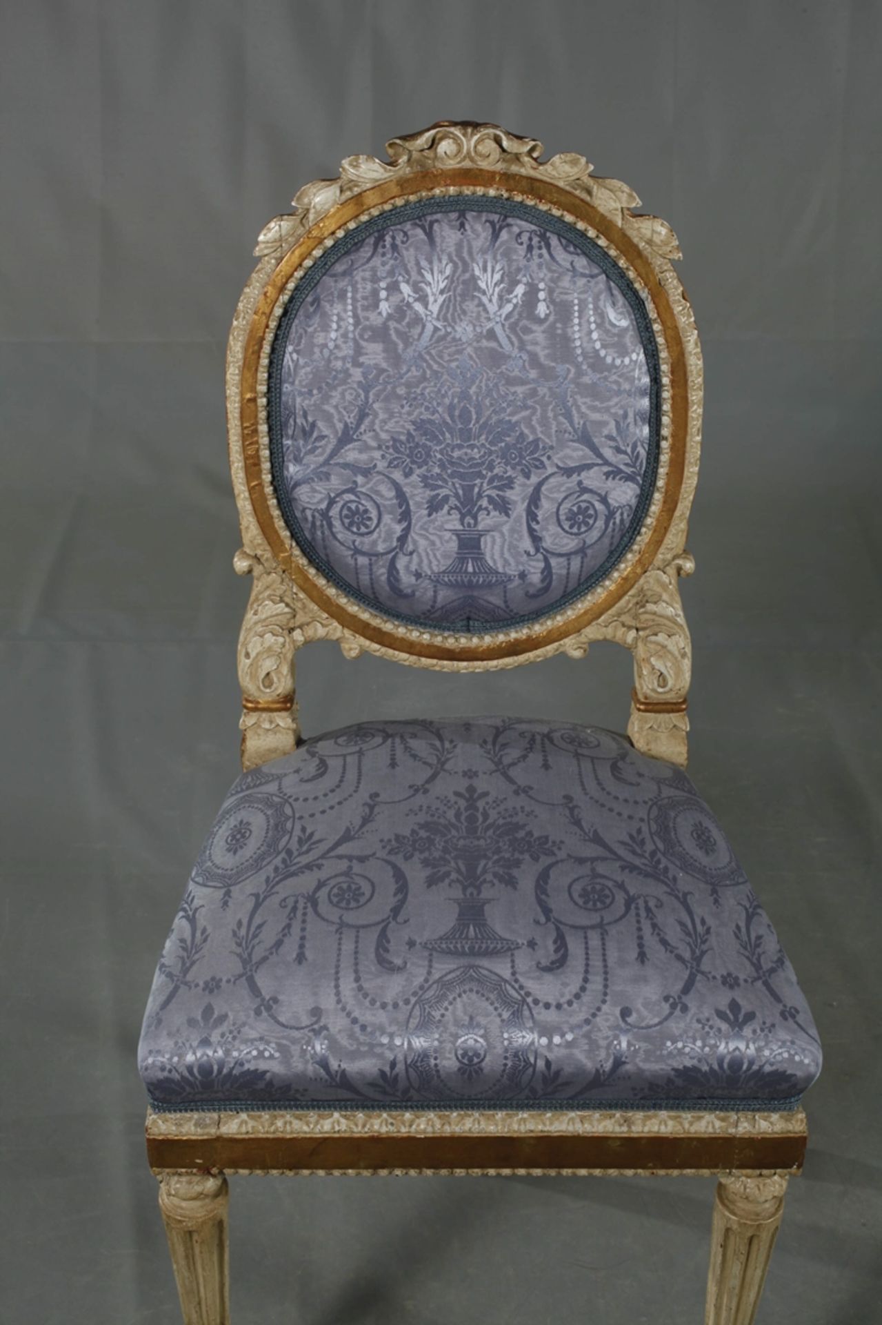 Paar Stühle Louis XVI. - Bild 2 aus 6