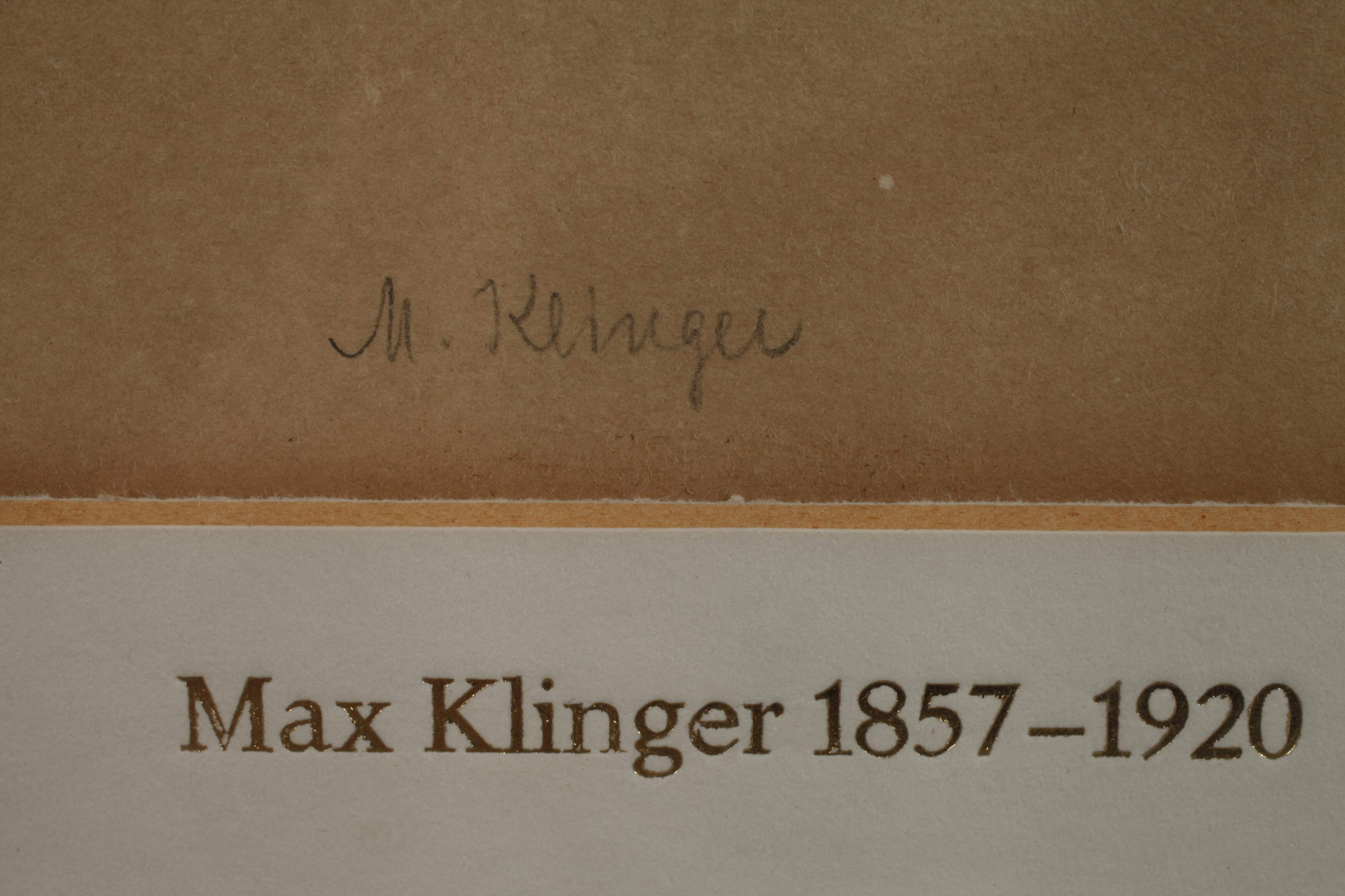 Prof. Max Klinger, "Weiblicher Akt" - Image 3 of 3