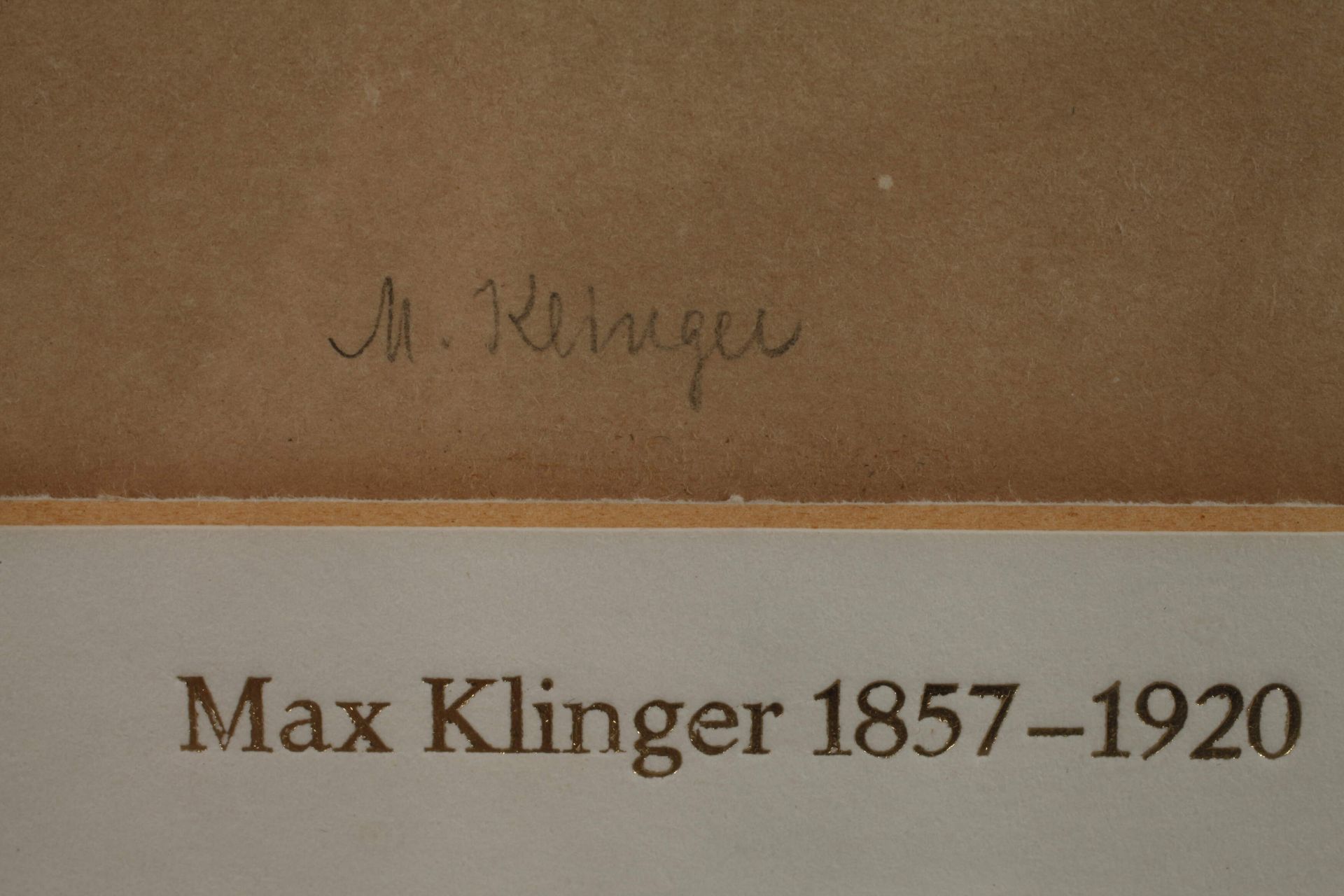 Prof. Max Klinger, "Weiblicher Akt" - Bild 3 aus 3