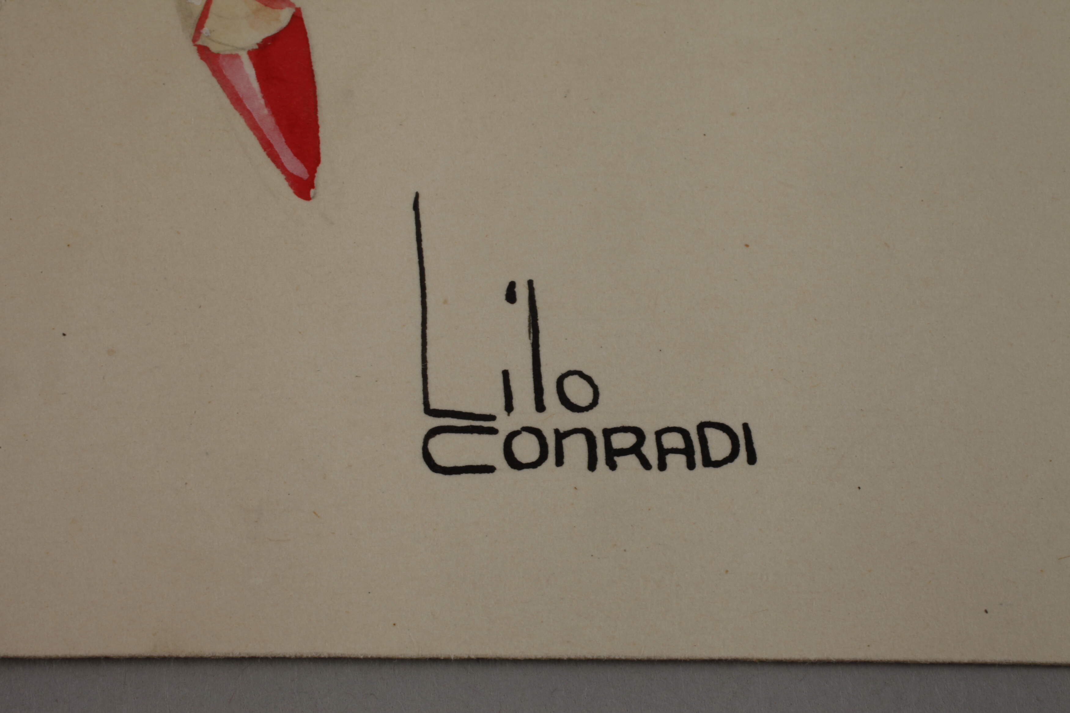 Lilo Conradi, pair of art deco fashion designs - Image 4 of 4