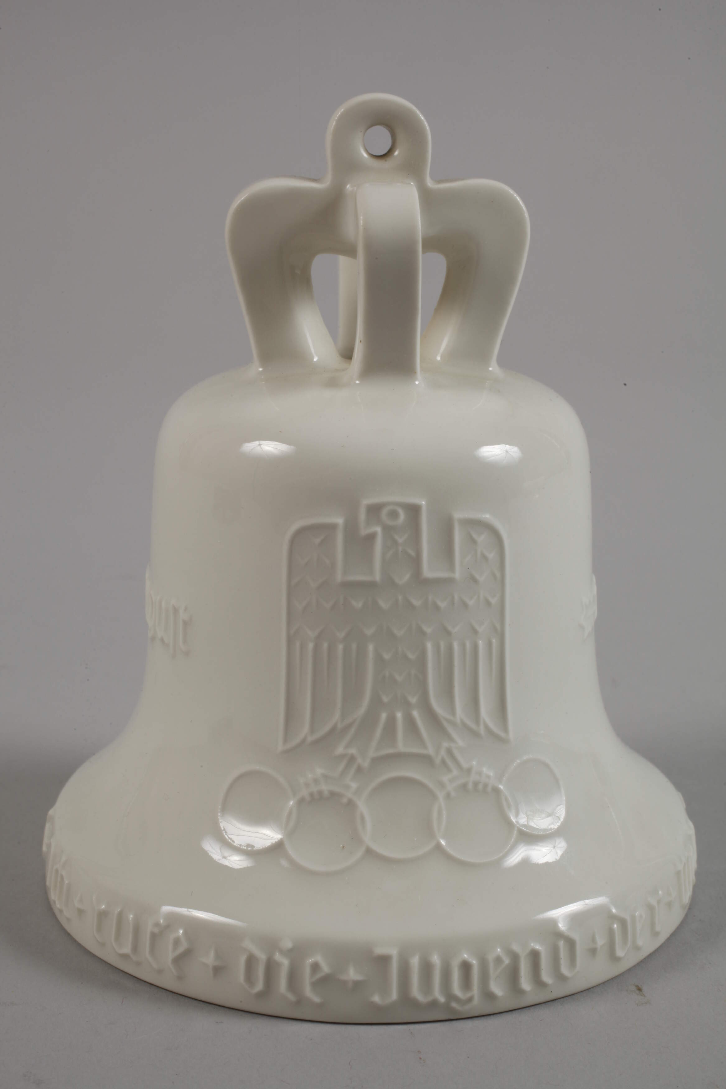 Porcelain bell Olympia 1936 with stand - Image 5 of 6