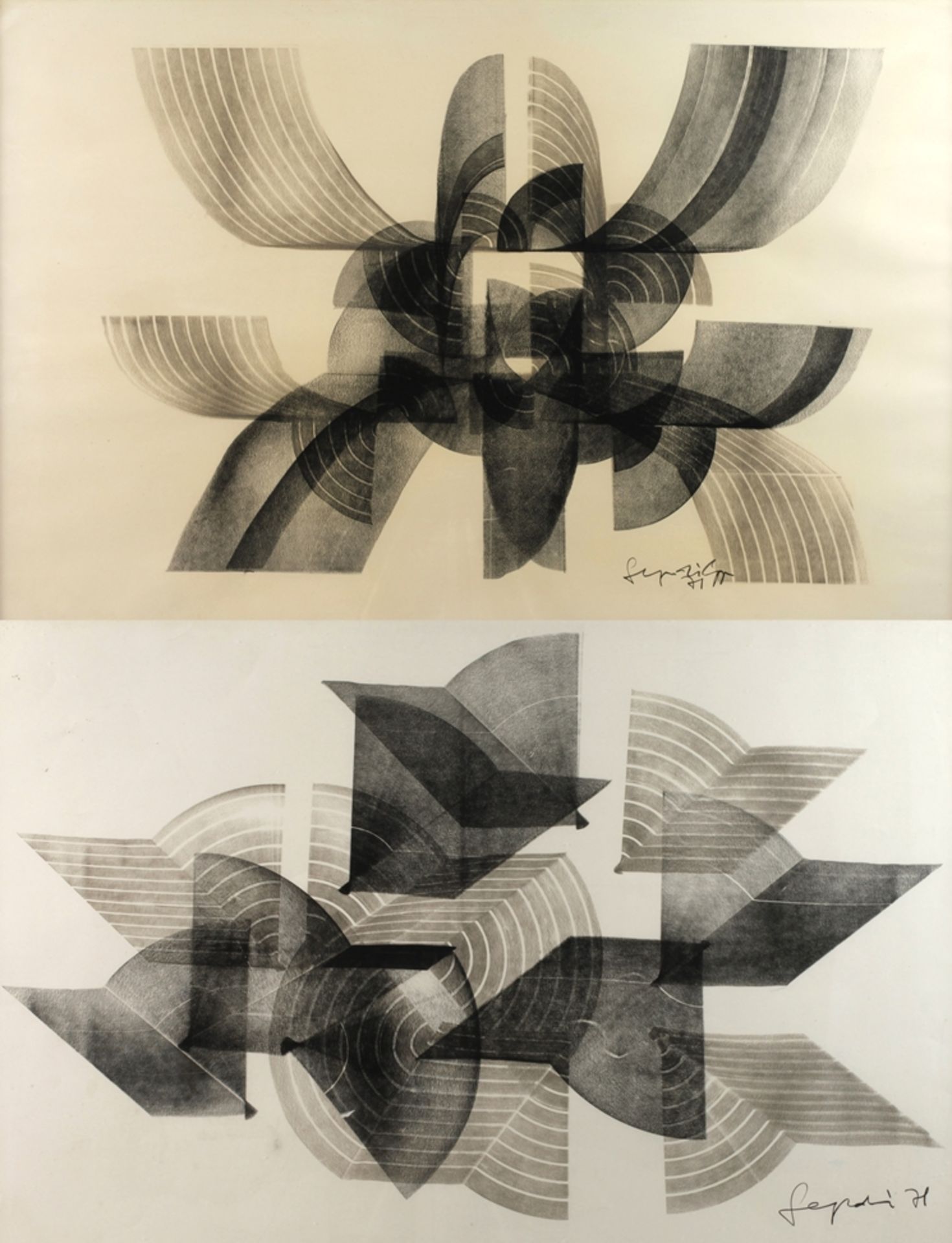 György Segesdi, Zwei geometrische Kompositionen