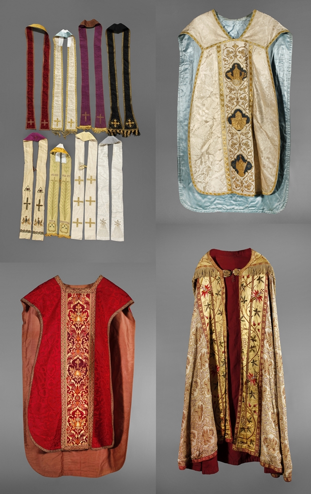 A collection of liturgical vestments