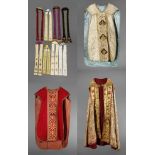 A collection of liturgical vestments