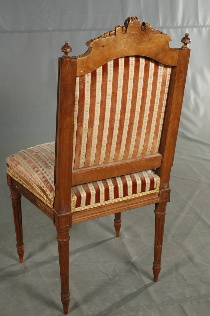 Pair of classicist chairs - Image 5 of 6