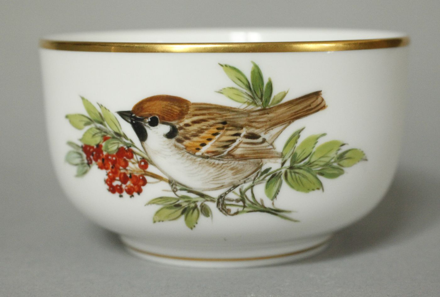 Meissen Tête-à-Tête "Bird and Insect Painting" - Image 11 of 12