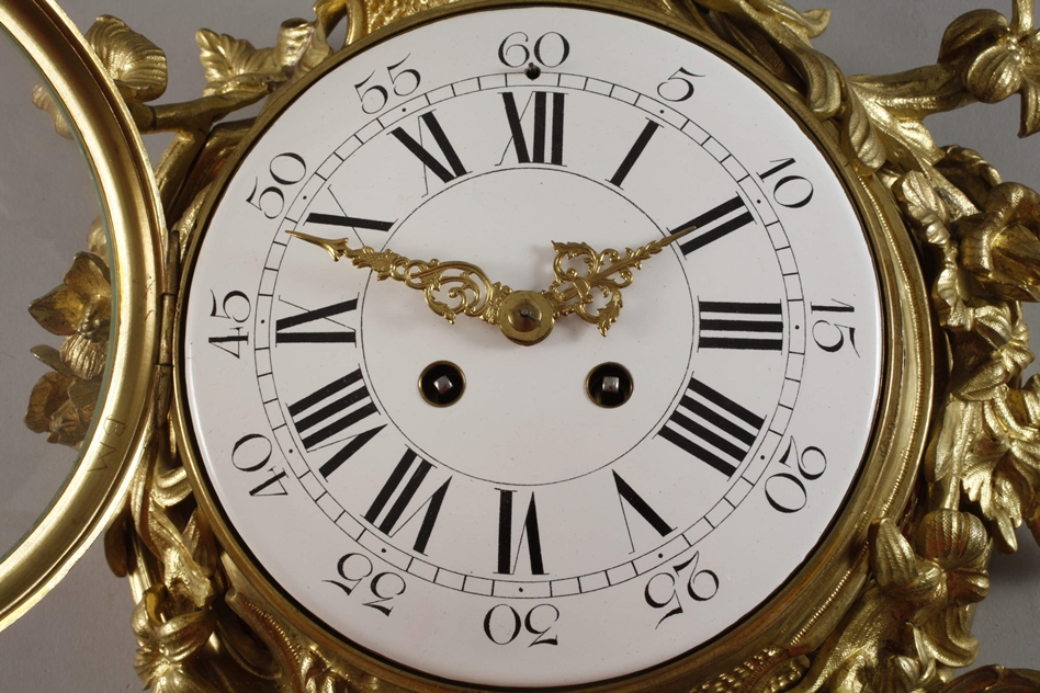 Cartel clock bronze - Image 2 of 7