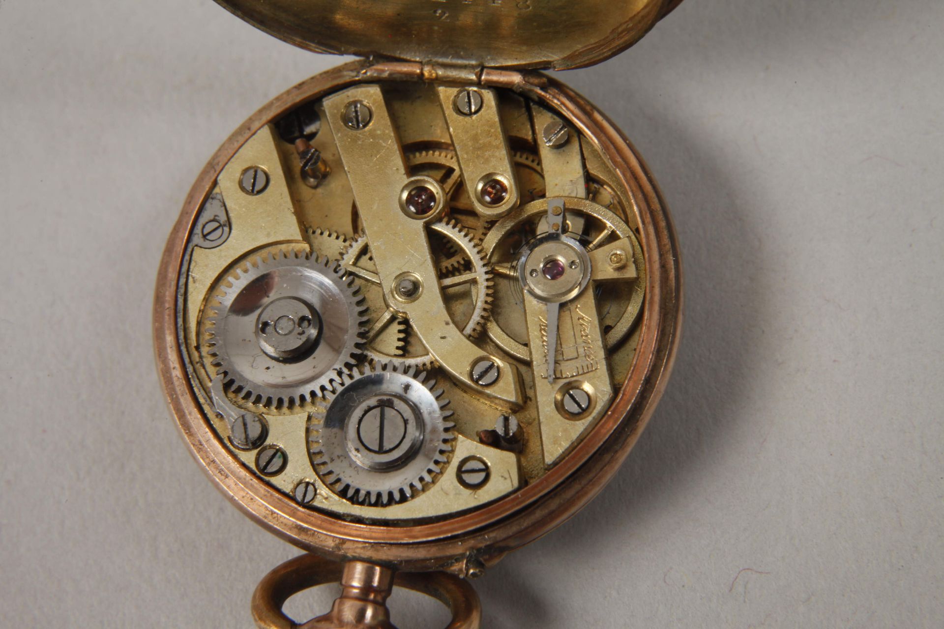 Hängeuhr Gold - Bild 4 aus 5