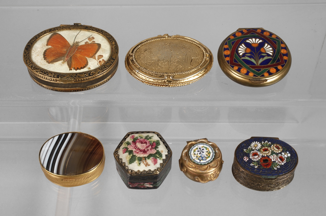 A collection of pillboxes