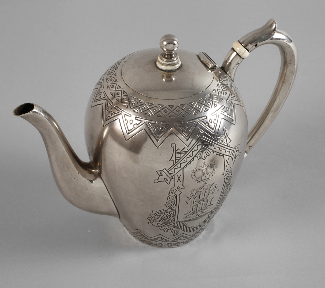 Russian silver jug from aristocratic property