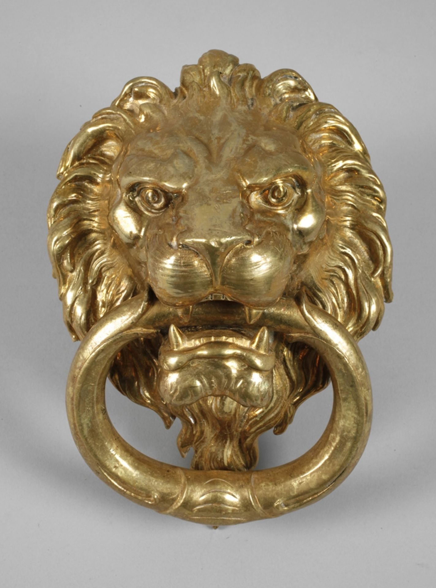 Door knocker, lion's head