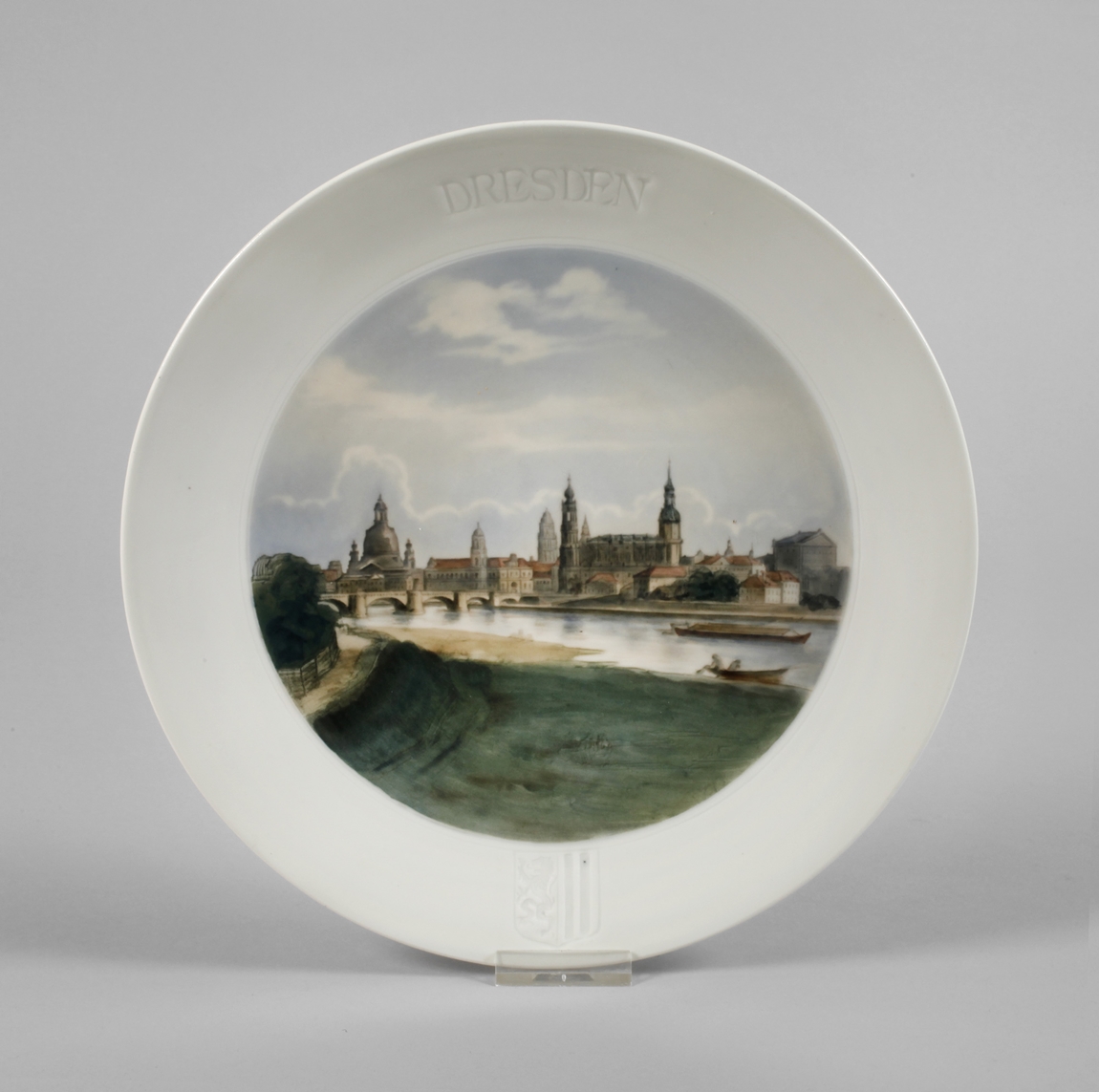 Meissen view plate "Dresden"
