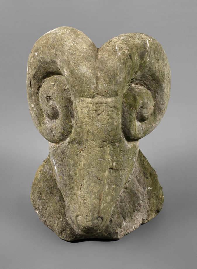 A ram's head sandstone