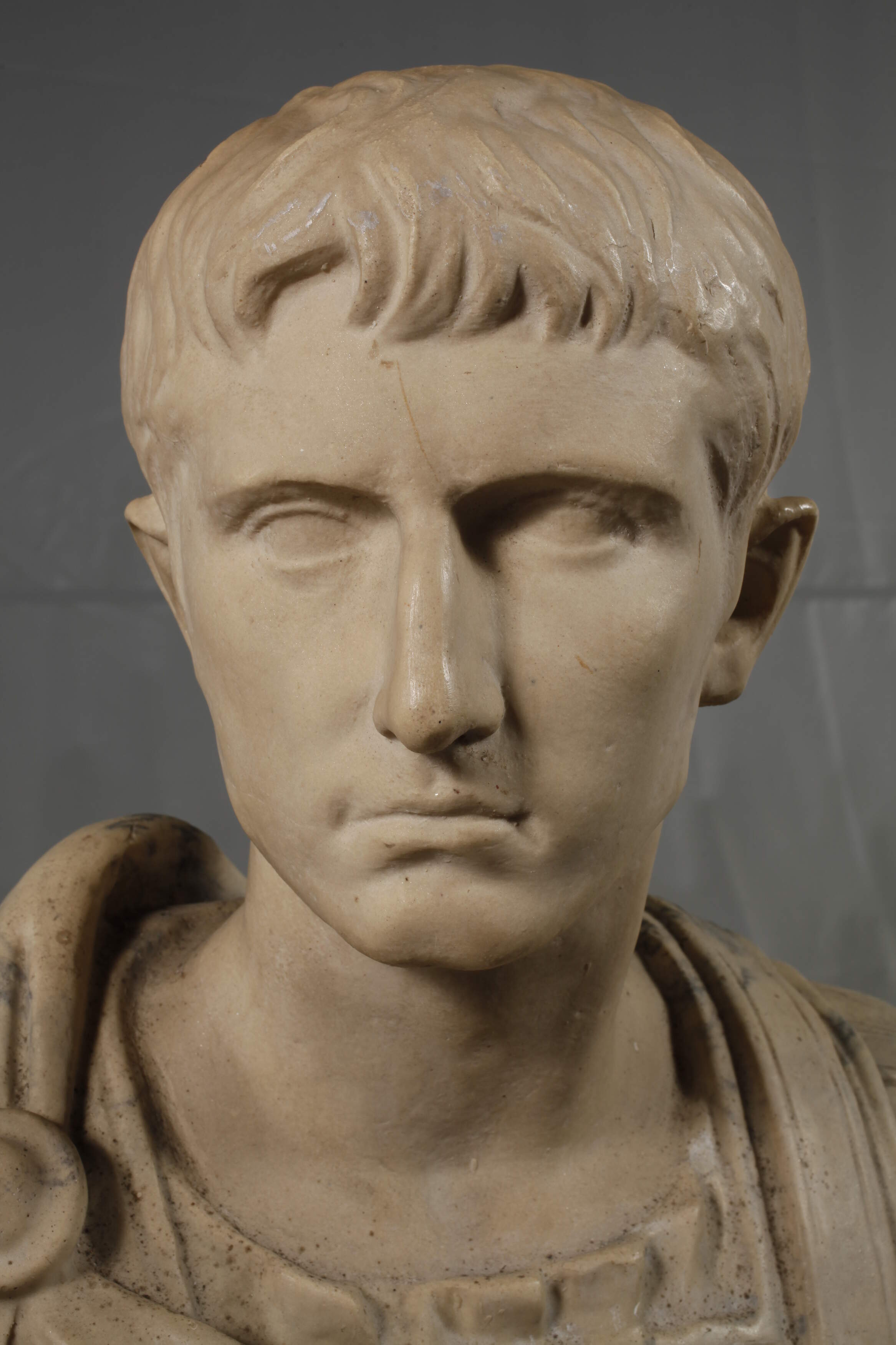 Bust of Roman Emperor Augustus  - Image 2 of 5