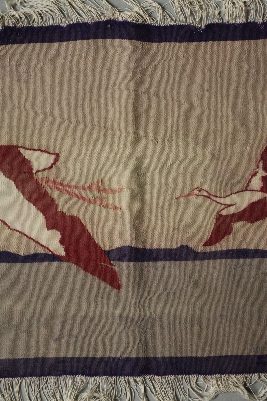 Art Weaving School Scherrebek Wall Hanging Three Storks - Image 12 of 12
