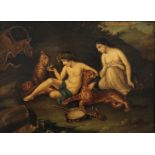 Dionysos und Ariadne tränken ihre Leoparden 
