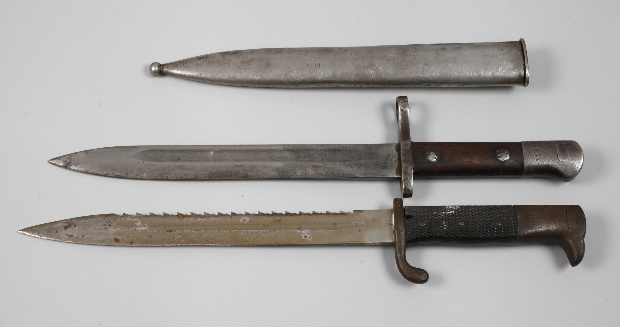 Two bayonets