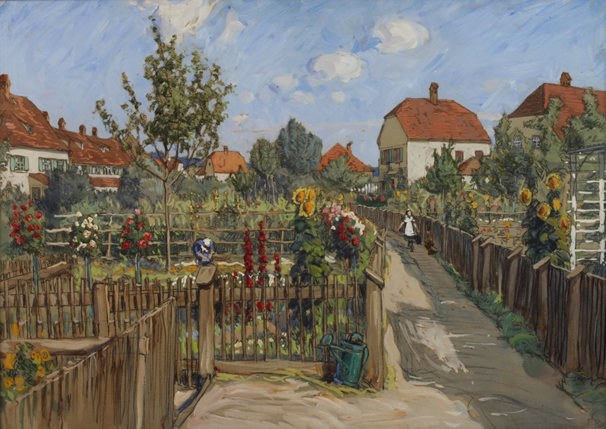 Fritz Beckert, Garden View Hellerau