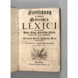 Fortsetzung des allgemeinen Historischen Lexici