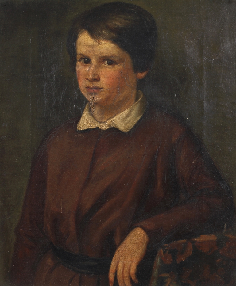 Prof. Hugo König, attr., Portrait of a Boy 