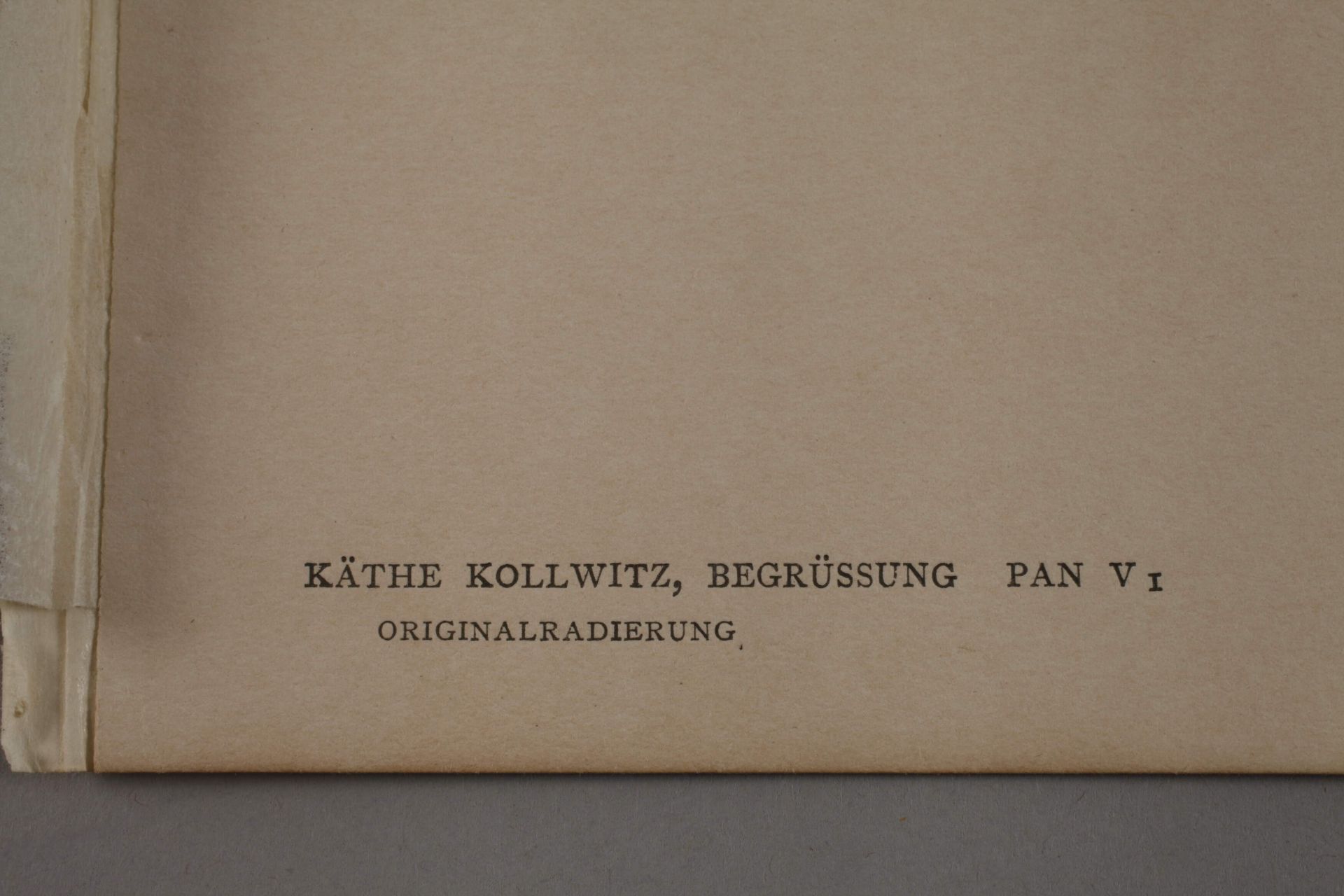 Prof. Käthe Kollwitz, "Begrüssung" - Image 3 of 3
