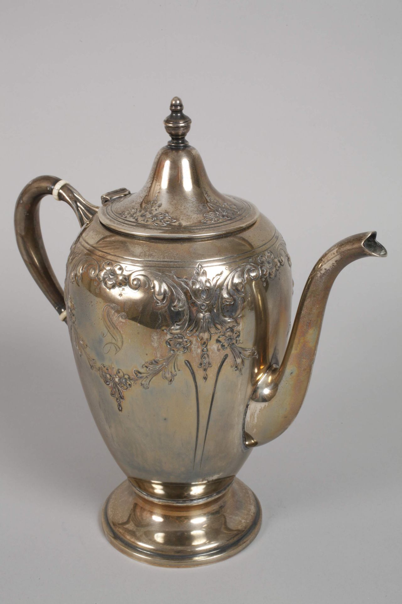 Fabergé large silver coffee/tea set - Image 9 of 14