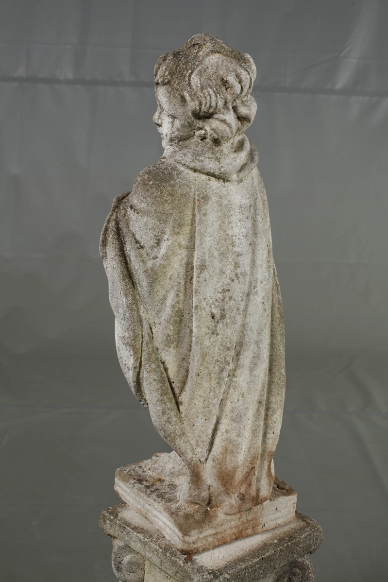 Three cast stone figures - Image 8 of 9