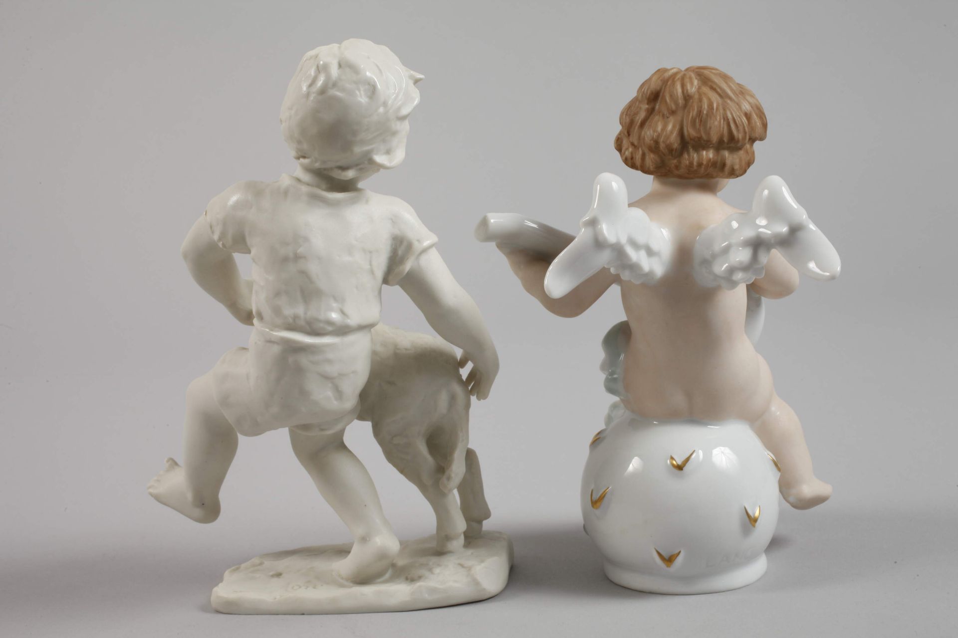 Rosenthal "Child with Lamb" and "Cherub with Lute" - Image 2 of 3
