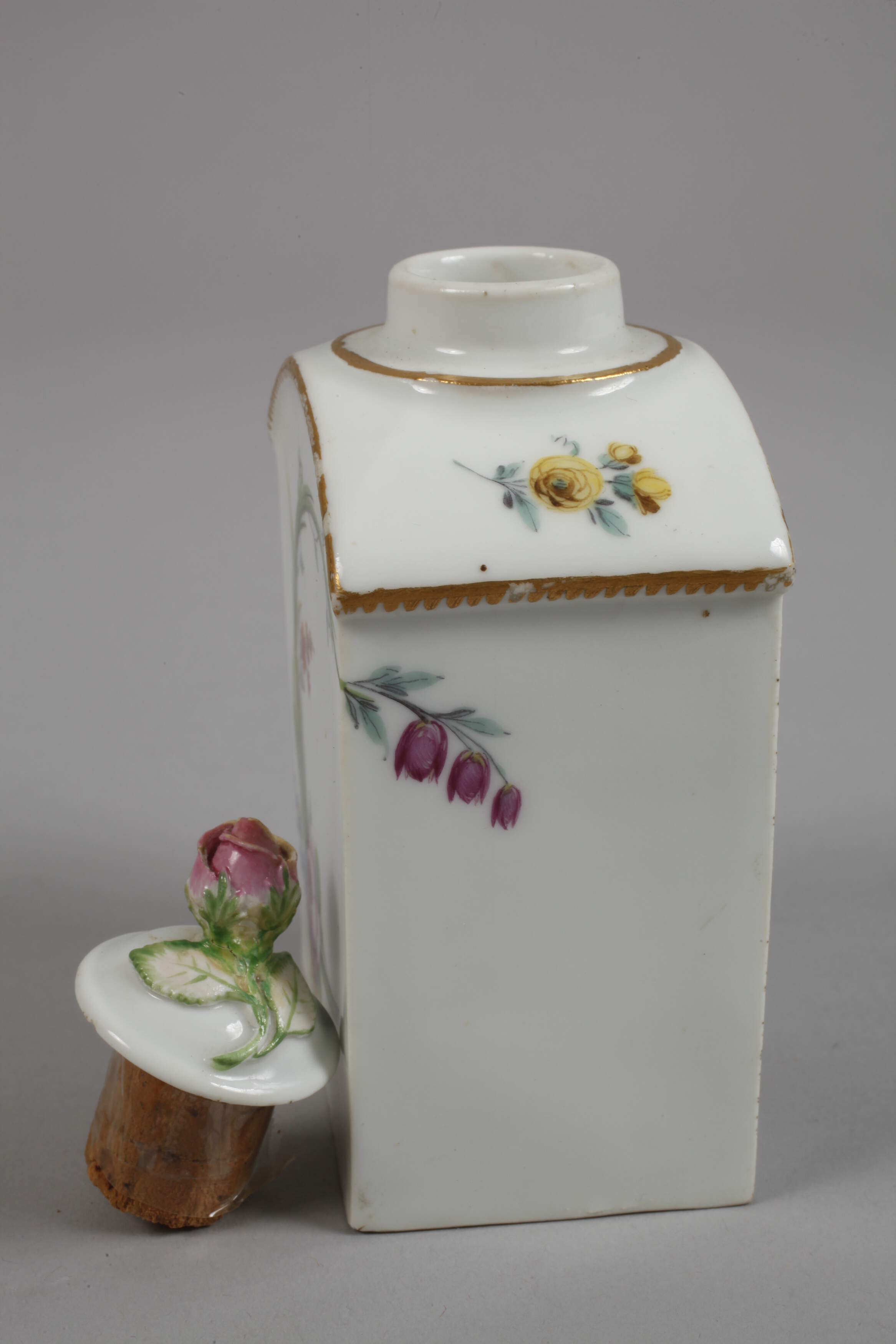 Meissen tea caddy Marcolini period - Image 5 of 6