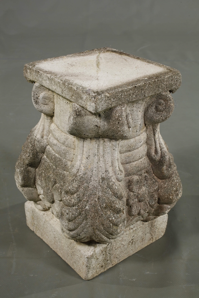 Three cast stone figures - Image 9 of 9